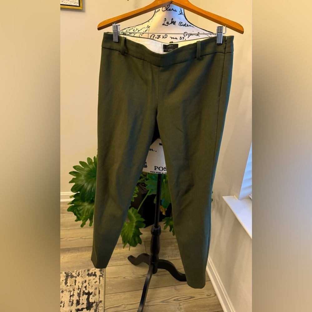 J Crew Minnie pants green